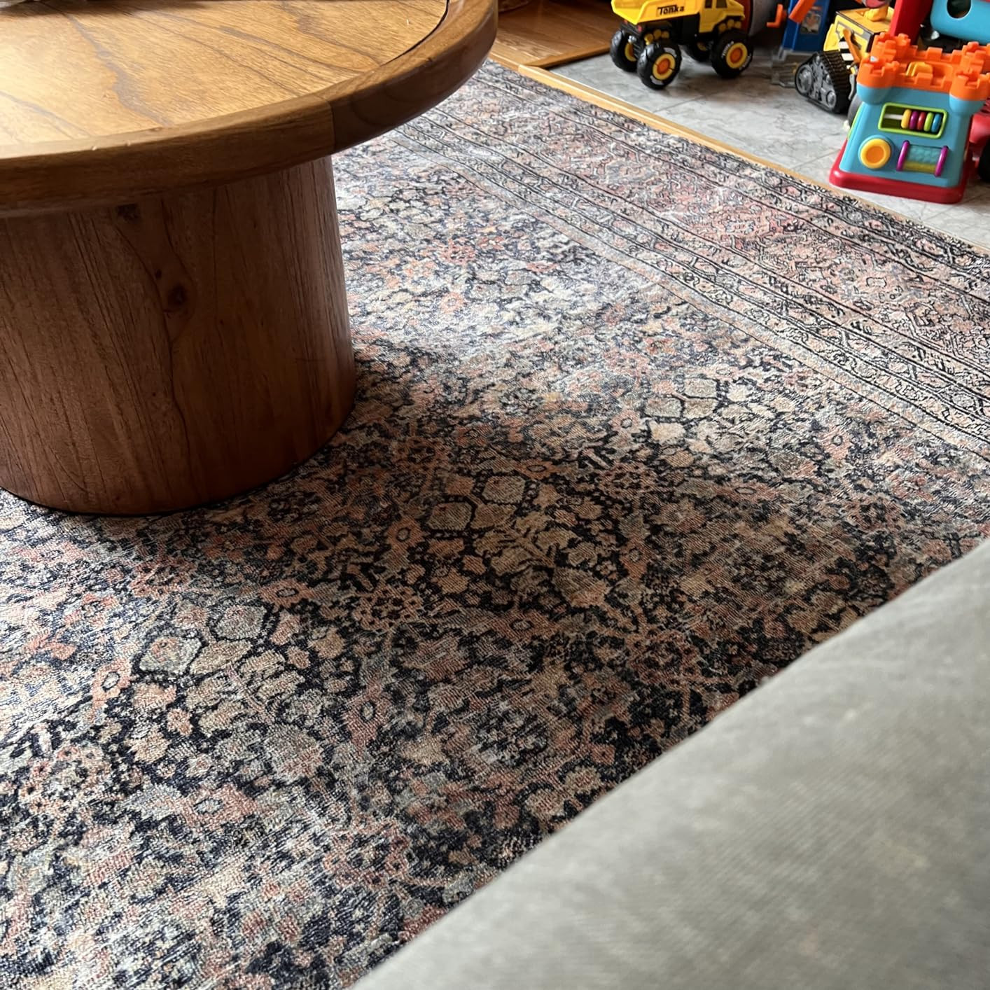 Loloi Amber Lewis x Morgan Sunset/Ink 7'-3" x 9'-3" Area Rug | Amazon (US)