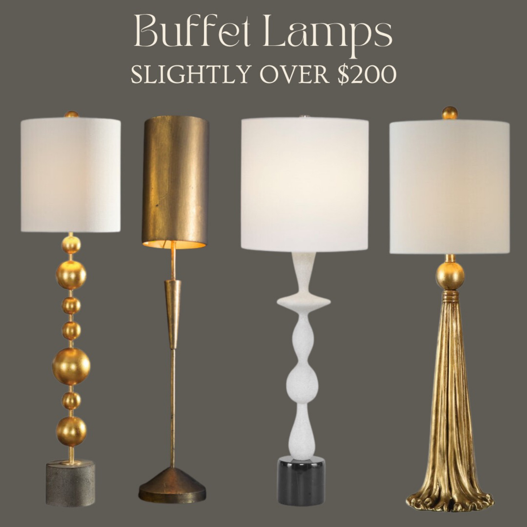 Elevate your space with chic buffet lamps that fit every budget! Whether you're into high-end designs or looking for affordable options, these tall lamps add a touch of elegance to any room. Illuminate your style without breaking the bank! 💡🏠 #ChicLamps #TallBuffetLamps #AffordableElegance

#LTKhome #LTKsalealert #LTKstyletip