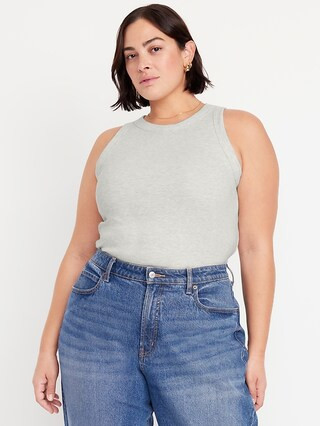 Snug Rib-Knit Crop Tank Top | Old Navy (US)