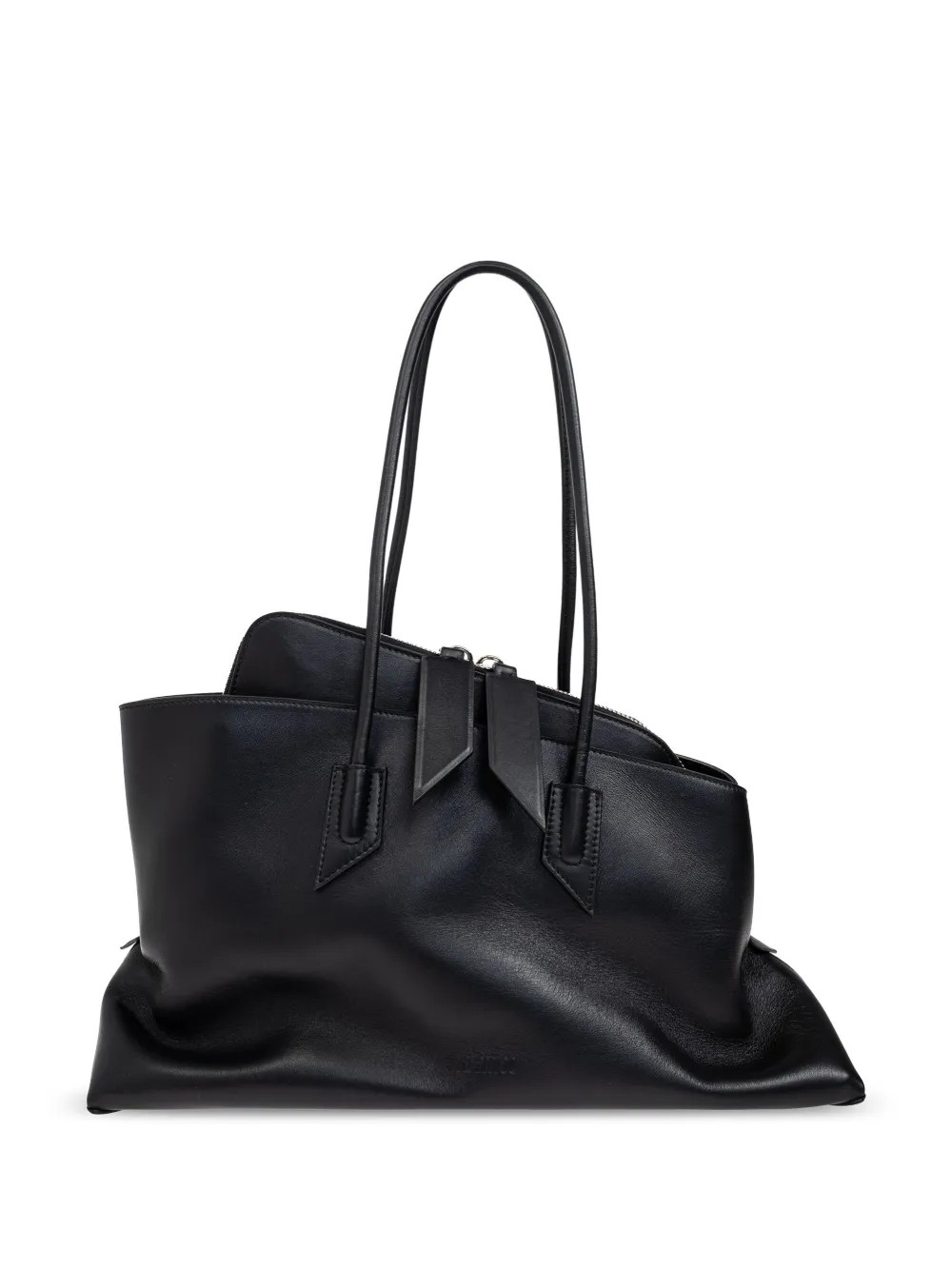 The Attico Medium La Passeggiata Shoulder Bag | Black | FARFETCH | Farfetch Global