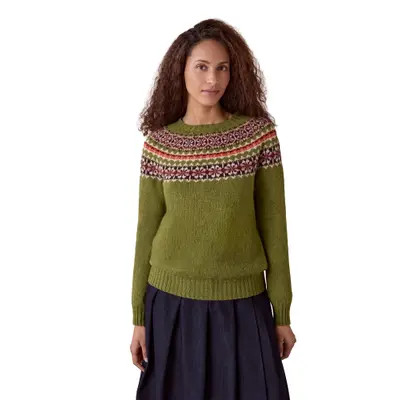 Celtic & Co. Highlands Crew Neck Sweater in Clover Green at Nordstrom, Size Small | Nordstrom