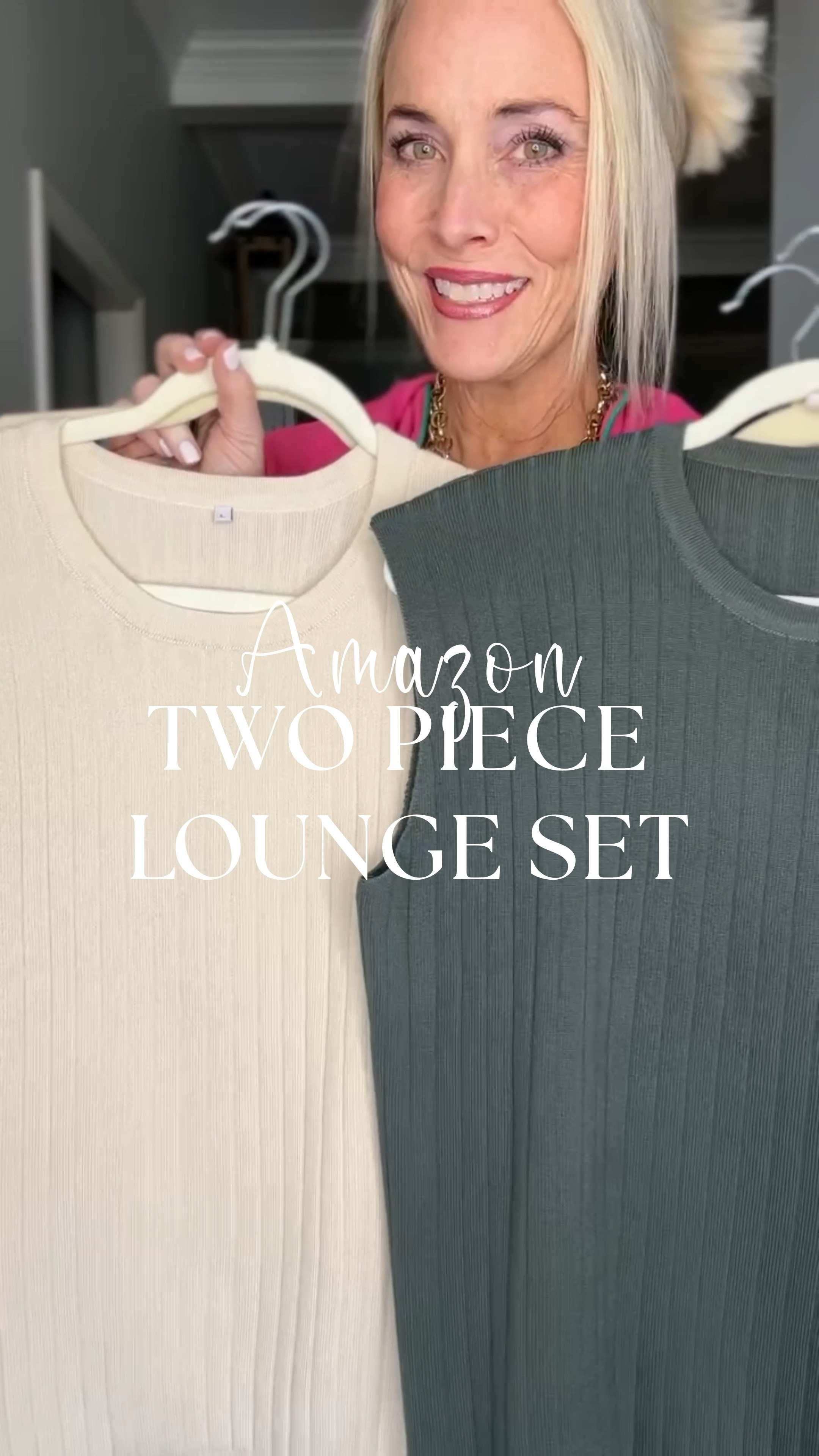 Who says comfy can't be stylish? These Amazon two-piece lounge sets are the perfect mix of comfort and versatility! With a chic tank and wide-leg pants, you can style them together for a polished look or separately for endless outfit options.  
Style tip: Pair the tank with jeans for a casual day out, or swap the pants with a cozy sweater for those chilly fall nights. So many ways to mix and match!



#LTKStyleTip #LTKVideo #LTKFindsUnder50