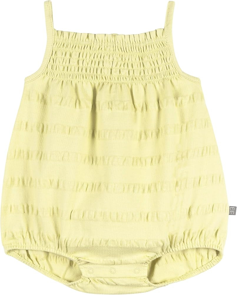 Modern Moments by Gerber Baby Girls' Mini Flutter Sleeve Bubble Romper | Amazon (US)