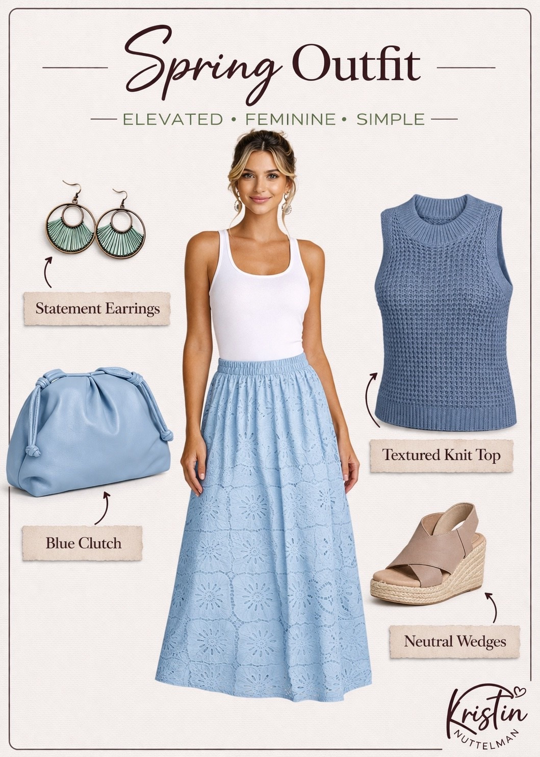 This is your sign to lean into soft, feminine spring looks 💙

I love how easy this outfit is — light, breathable, and still feels so put together ✨
The textured details + soft blues make it feel elevated without even trying

Perfect for everyday wear, brunch, or anything in between 🤍

Everything is linked for you 👇

#LTKstyle #LTKfinds #LTKspring #LTKunder100 #springoutfit #femininefashion #elevatedcasual #momstyle #everydaystyle #outfitinspo #neutralstyle #blueoutfit #effortlessstyle #amazonfashion #amazonfinds #springstyle #classicstyle #simpleoutfits #wedgeheels #casualchic

#LTKootd #LTKU #LTKSeasonal