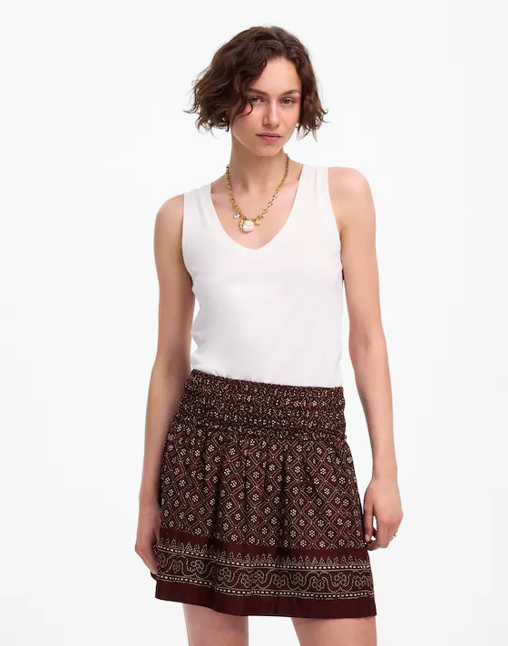 Ruffled Mini Skirt | Madewell | Madewell