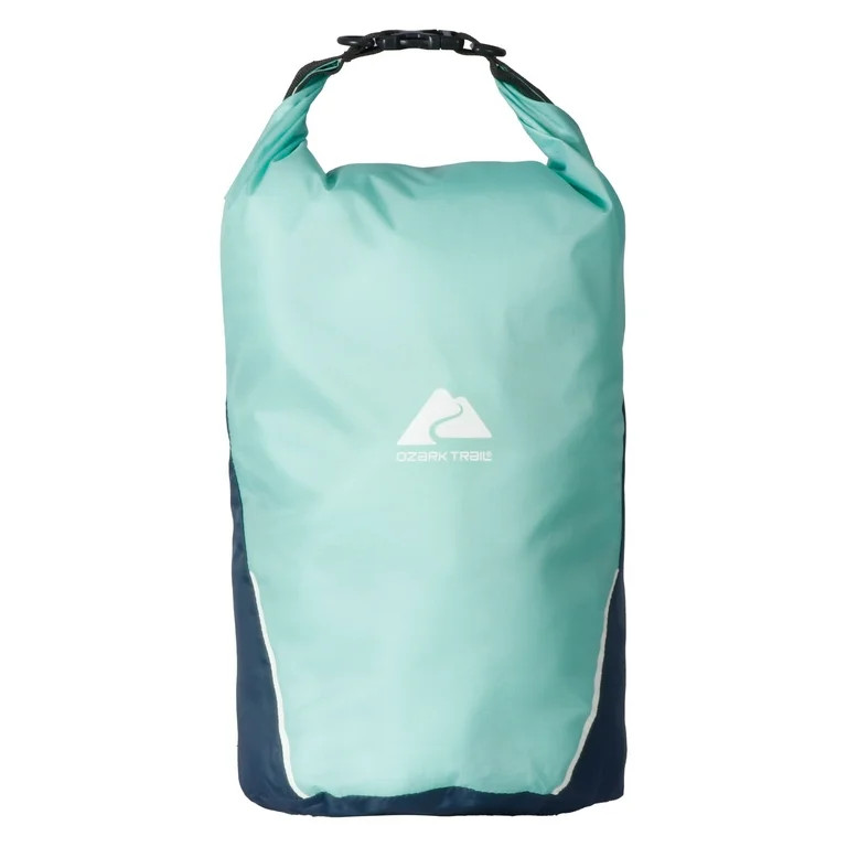 Ozark Trail 10 L Water-Resistant Dry Bag, Blue/Green | Walmart (US)