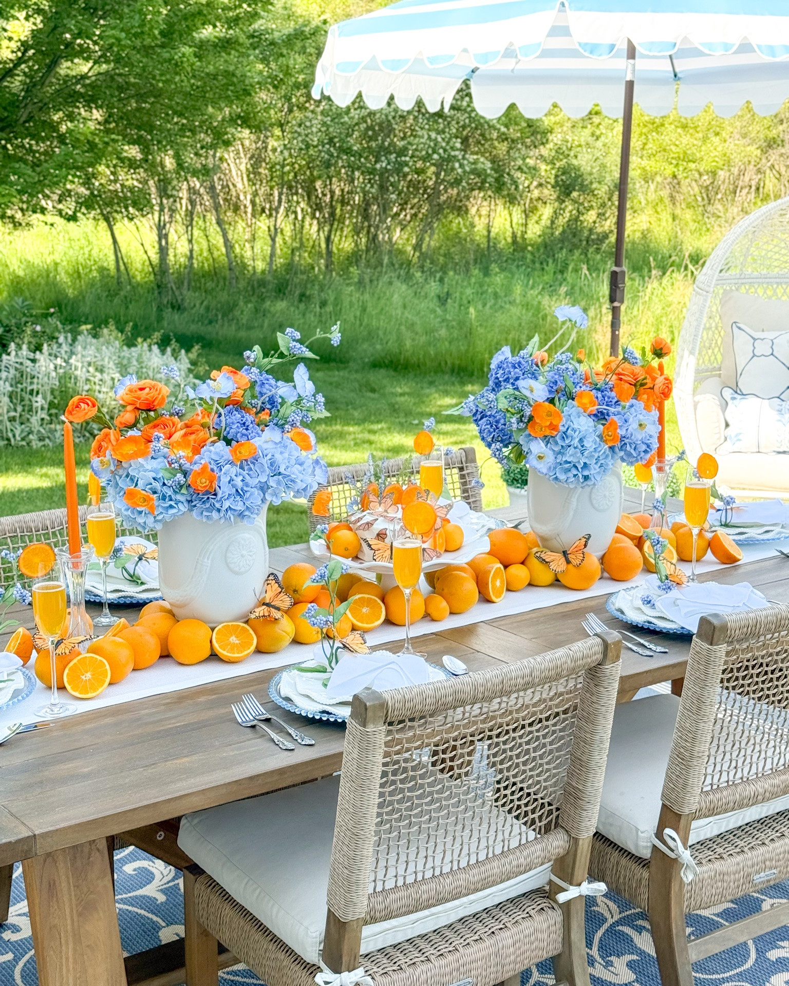 Shop my whimsical summer tablescape!

Outdoor table, centerpiece ideas, outdoor decor, blue and white decor, grandmillennial, summer entertaining, summer party ideas, blue hydrangeas, outdoor pillows, outdoor furniture, summer decor

#LTKSeasonal #LTKHome #LTKfoodie