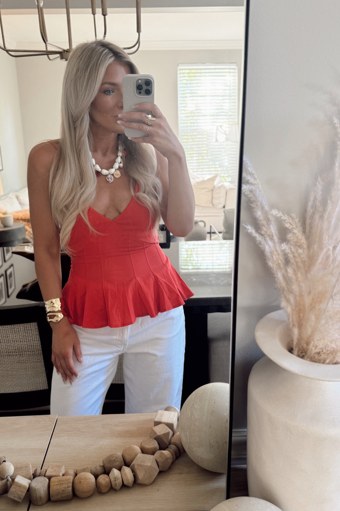 This top is a stunner and so pretty for the 4th of July! 

#LTKStyleTip #LTKSeasonal #LTKFindsUnder50