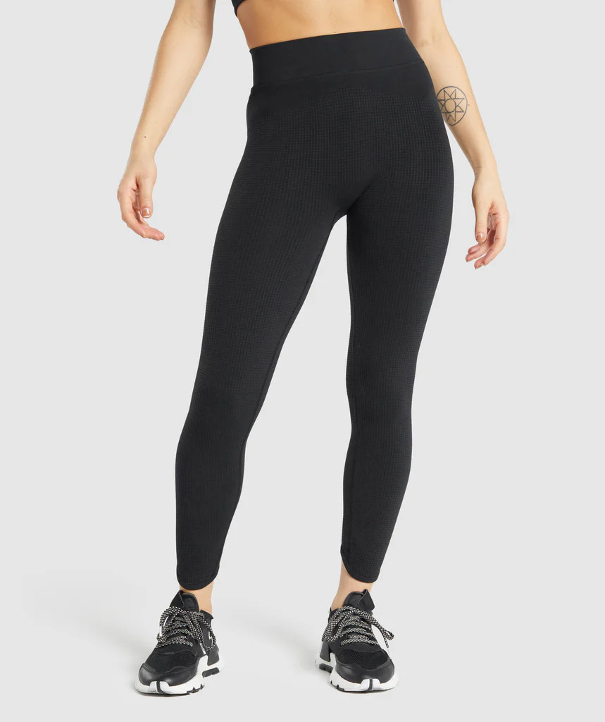 Gymshark Pause Seamless Leggings - Black | Gymshark (Global)