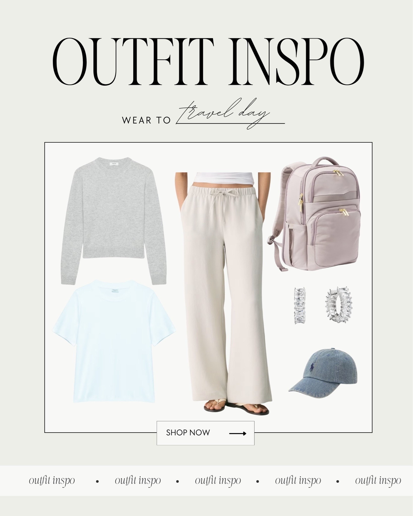 Travel // aritzia // neutral // cozy // layers // hat // pants // white tee // classic look // grey sweater

#LTKTravel #LTKActive #LTKmomlife