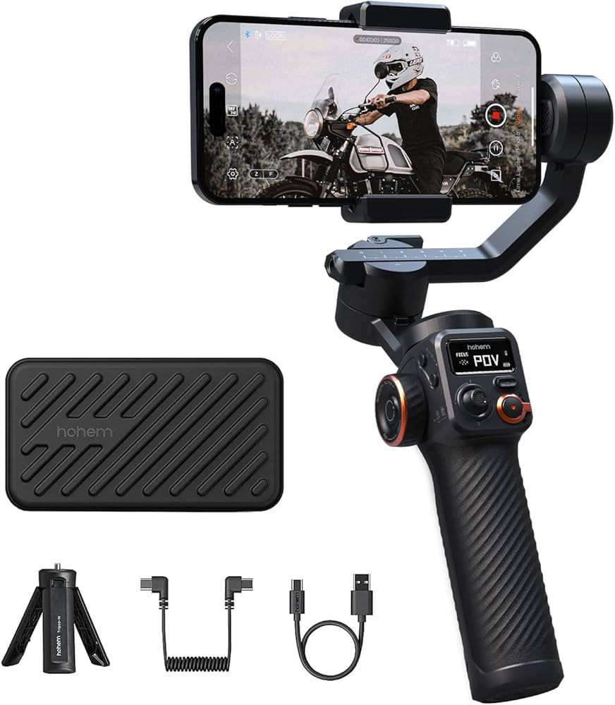 Hohem iSteady M6 Gimbal Stabilizer for Smartphone, 3-Axis Cell Phone Gimbal Built-in OLED Display... | Amazon (US)