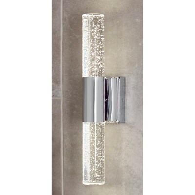 Origin 21 Dunwynn 18-in 2 -Light Polished Chrome Integrated LED Modern/contemporary Vanity light ... | Lowe's