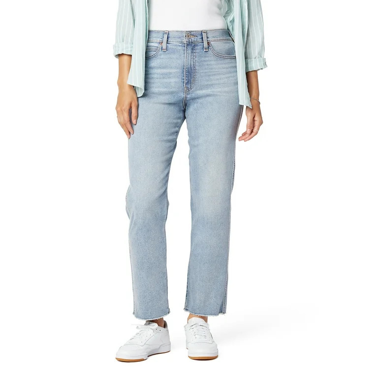 Signature by Levi Strauss & Co. Women's Heritage High Rise Straight Jeans | Walmart (US)