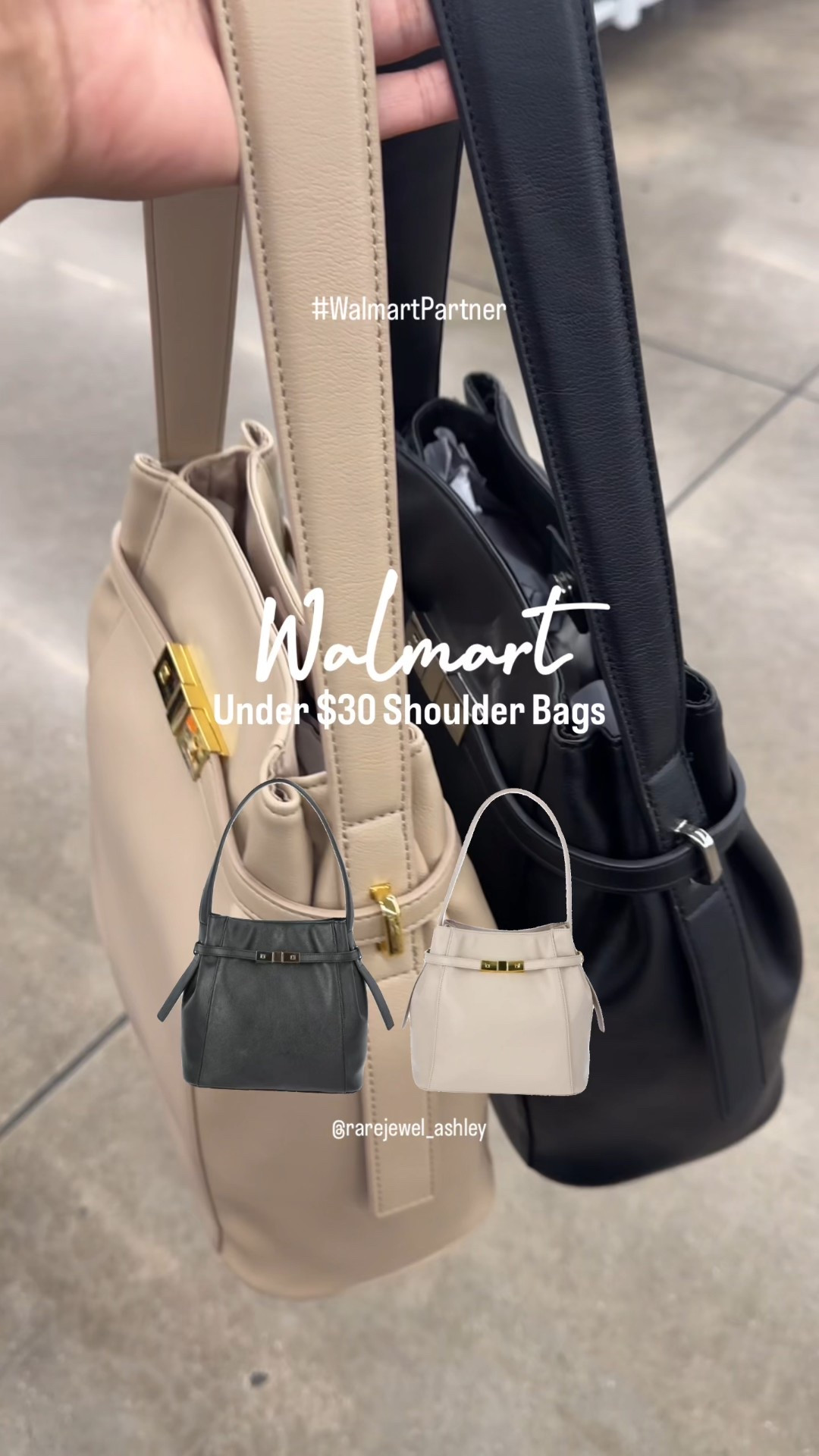 #WalmartPartner Vintage inspired shoulder bags from @Walmart.

I’m loving the cream with gold hardware.

#Walmartfinds #handbags #bags #accessories #blackbags #creambags #fallstyle #outfitinspiration #ootd #giftideas #gifting #giftsforher #trending

#LTKFindsUnder50 #LTKItBag #LTKStyleTip