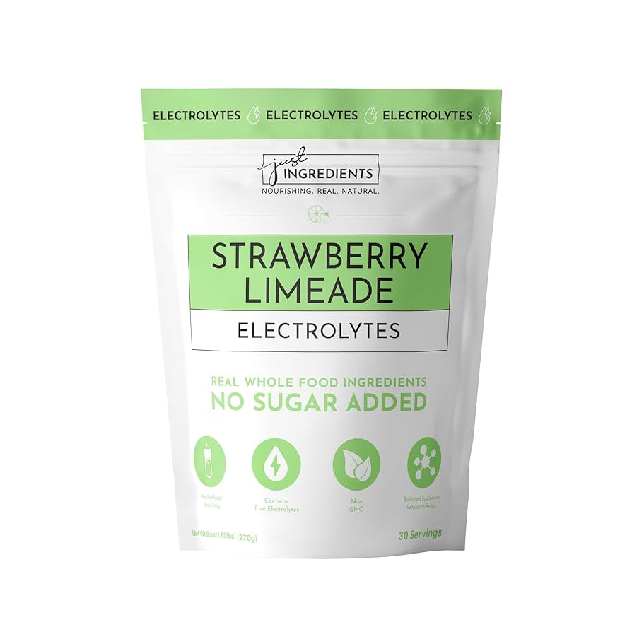 Strawberry Limeade Electrolytes – 30 Serving Bag – Clean Hydration Drink Mix with Essential M... | Amazon (US)
