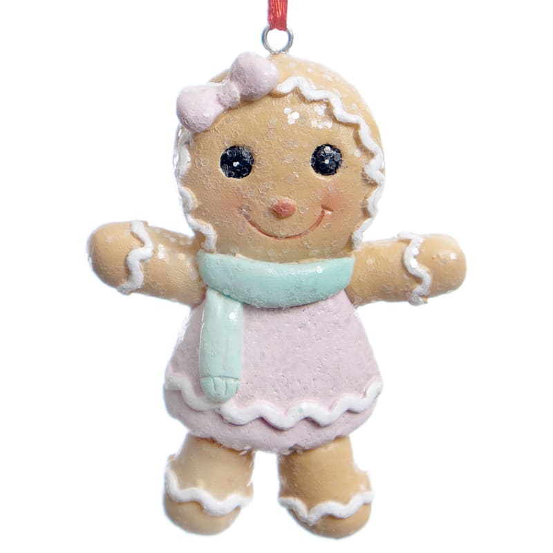 Mrs. Claus' Bakery Gingerbread Girl Ornament, 3.5" | At Home