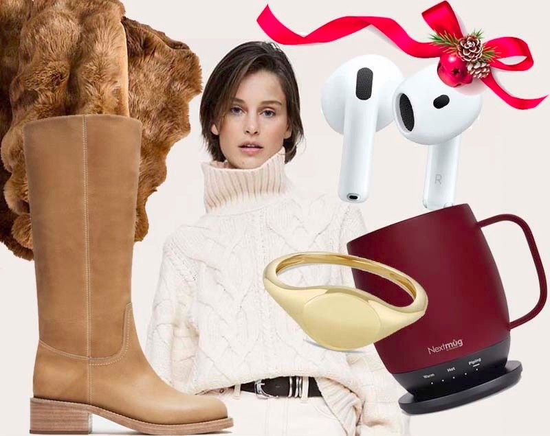 What’s on your holiday wish list? We love knee high boots, cozy cable knit sweaters news tech items and cozy fur throws. 

#LTKSeasonal #LTKGiftGuide #LTKHoliday
