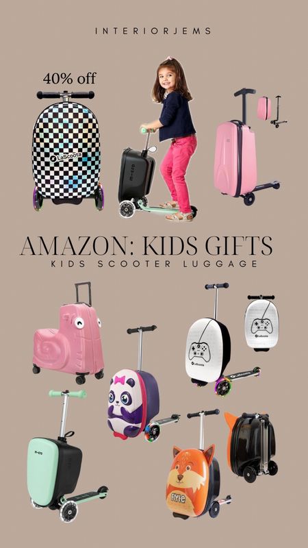 Amazon, gift guide, kids luggage, scooter, toy, ride on, sale 

#LTKGiftGuide #LTKkids #LTKtravel