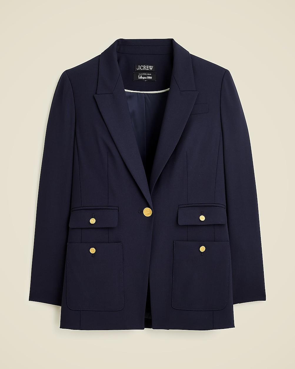 Tall Vivienne blazer in Italian bi-stretch wool blend | J. Crew US