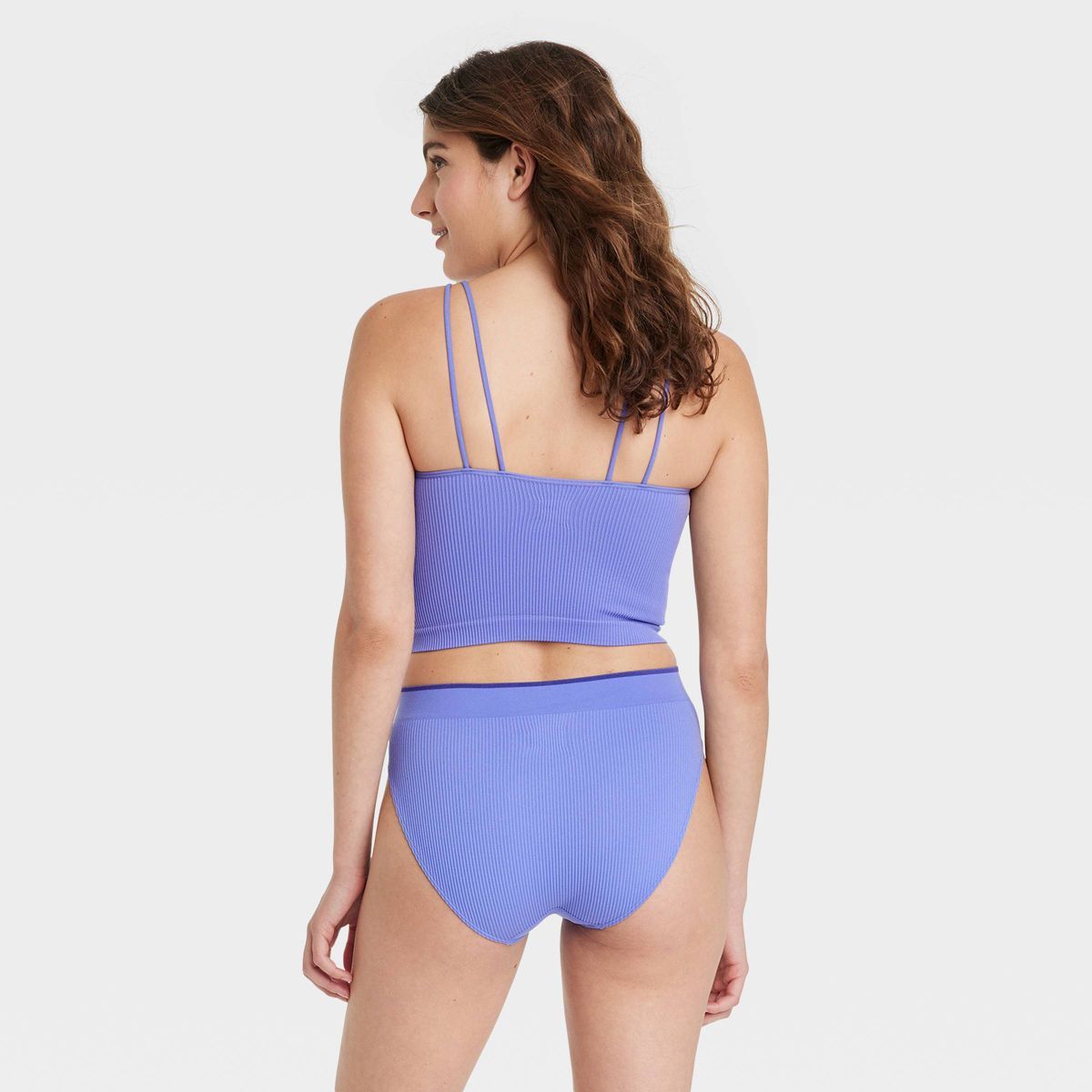 Women's Seamless Cheeky Underwear - Colsie™ Periwinkle Blue M | Target