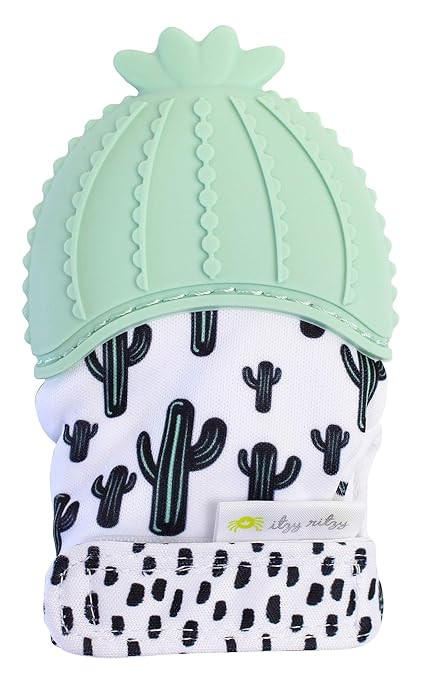Itzy Ritzy Silicone Teething Mitt â€“ Soothing Infant Teething Mitten with Adjustable Strap,... | Amazon (US)
