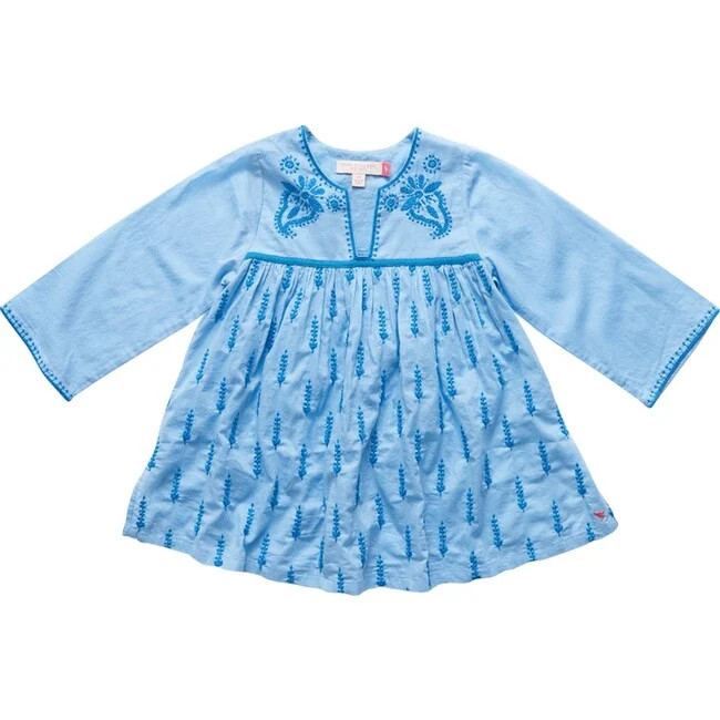 Jade Tunic Coverup, Dusk Blue | Maisonette