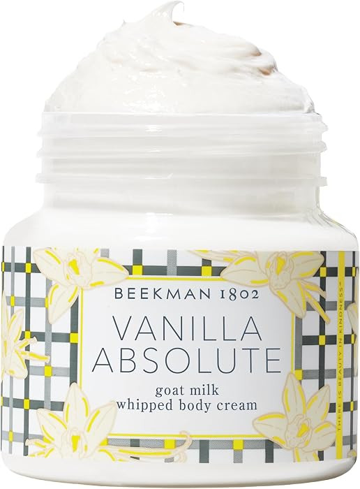 Beekman 1802 Whipped Body Cream \u2013 Rich Body Butter & Moisturizing Body Cream, Goat Milk Loti... | Amazon (US)
