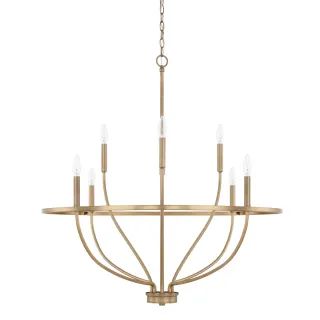 Capital Lighting Greyson 8 Light 34" Wide Taper Candle ChandelierModel:428581MB | Build.com, Inc.