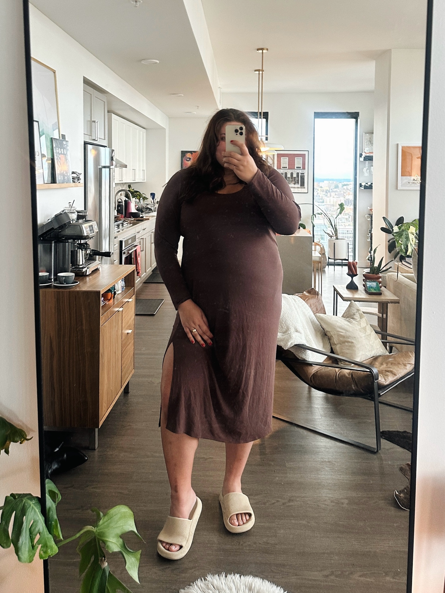 the perfect cozy at home fit 🤎

#LTKPlusSize