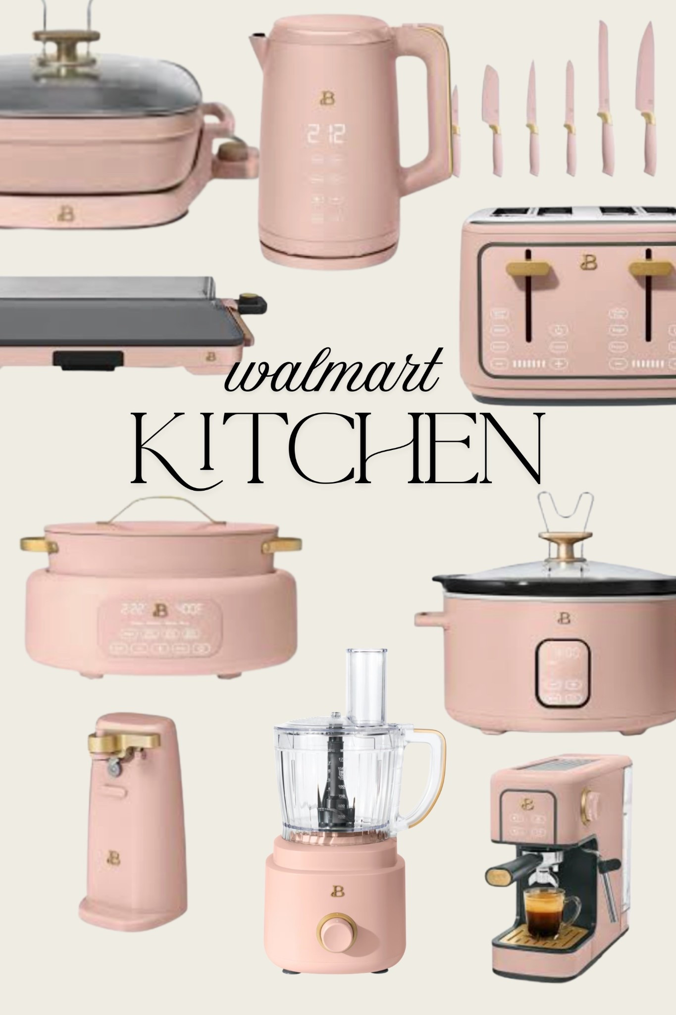 Walmart kitchen in pink 🤍

#LTKHome #LTKfoodie