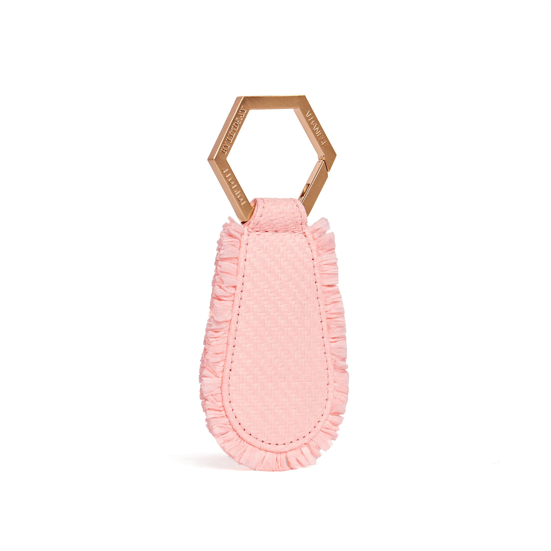 Pink Raffia Hat Holder | Sunshine Tienda