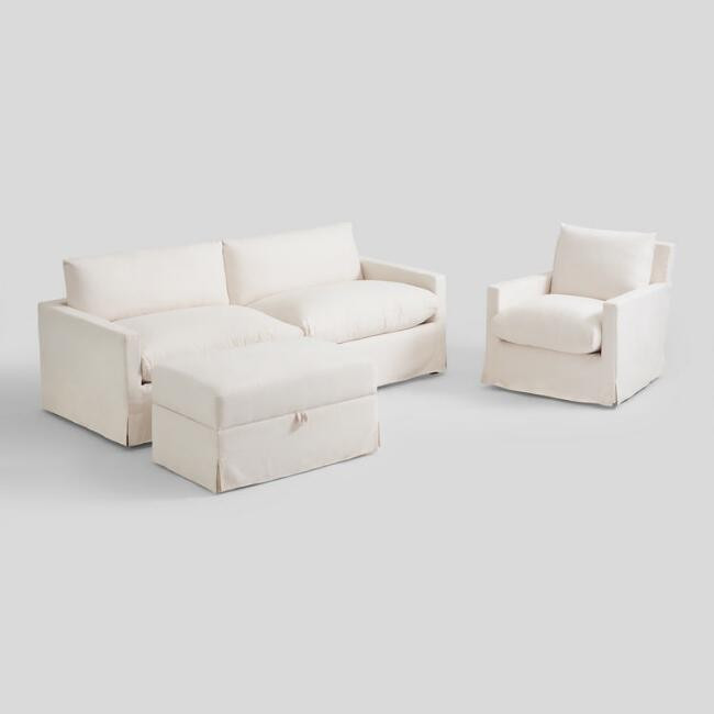 Feather Filled Brynn Seating Collection | World Market