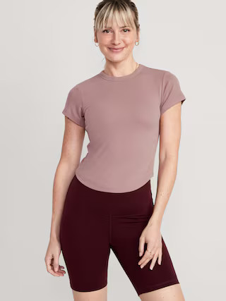 UltraLite Cropped Rib-Knit T-Shirt for Women | Old Navy (US)