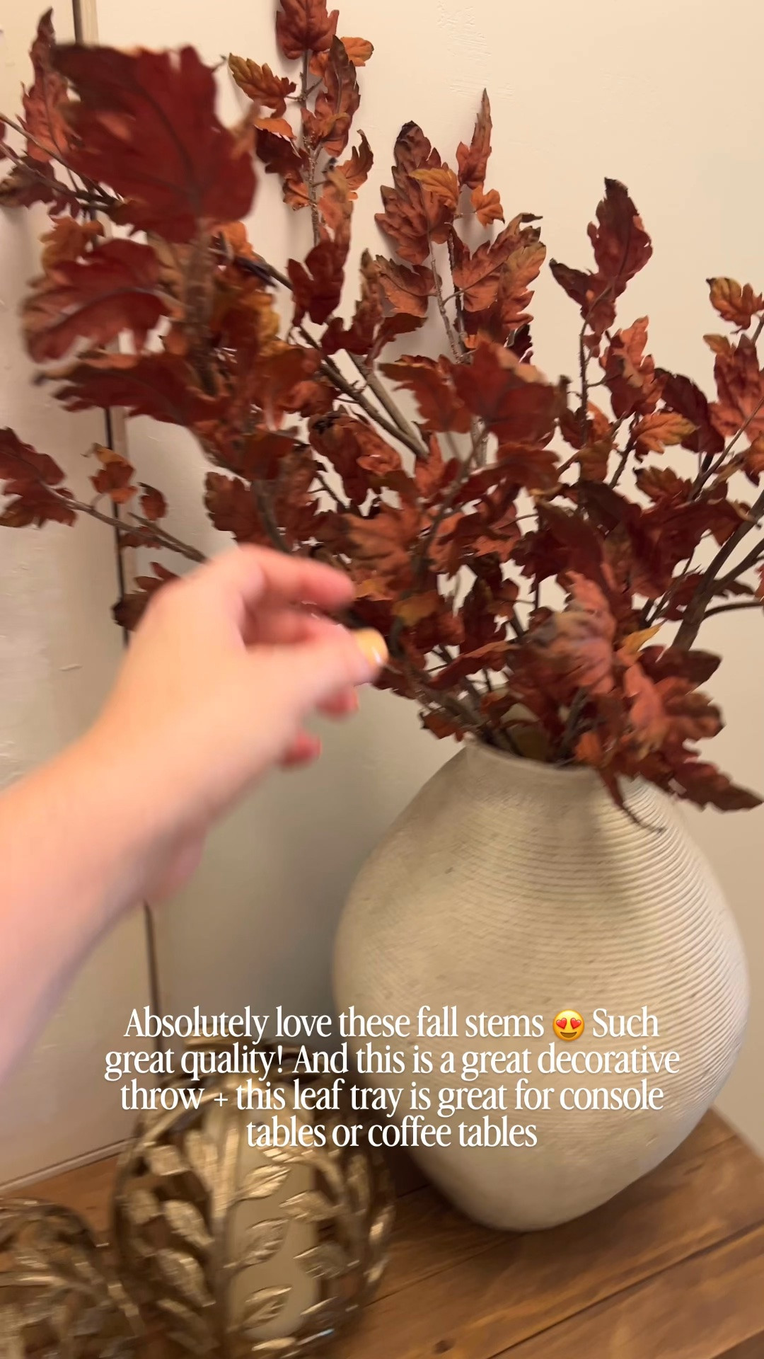 Fall stems + fall console table styling!

#LTKSeasonal #LTKHome