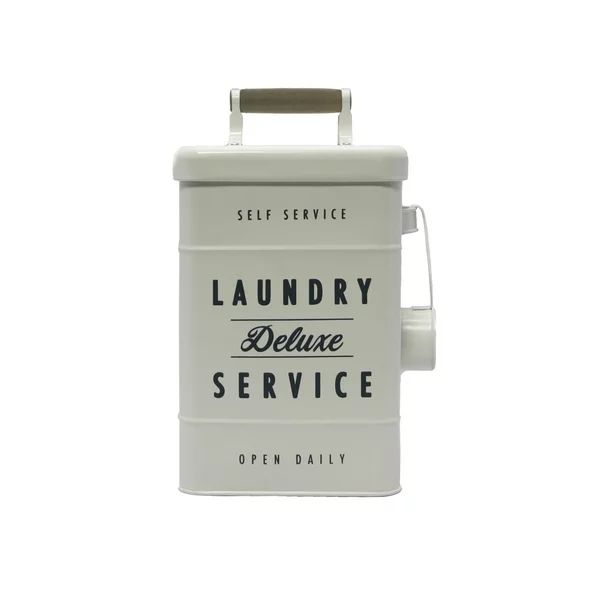 Better Homes & Gardens Large Metal Laundry Detergent Holder, Laundry Caddy, White | Walmart (US)