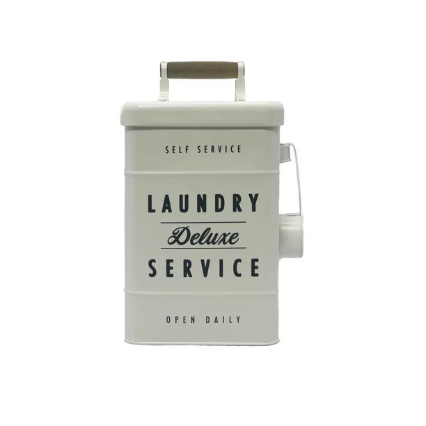 Better Homes & Gardens Large Metal Laundry Detergent Holder, Laundry Caddy, White | Walmart (US)