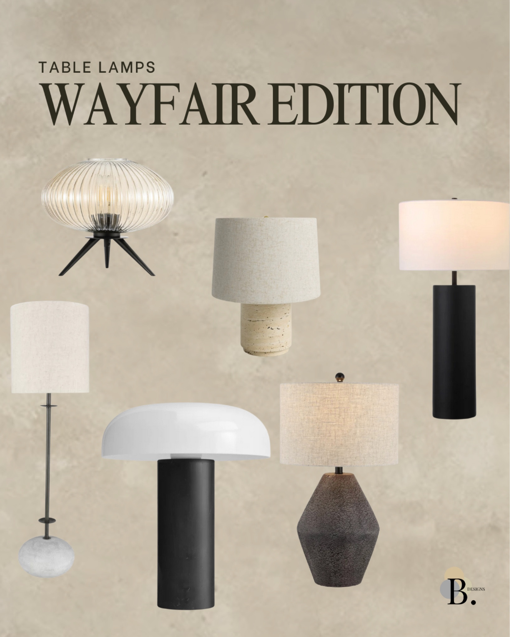 Loving these @Wayfair table lamps—simple touches that bring warmth and character to any space. #Wayfair #WayfairPartner