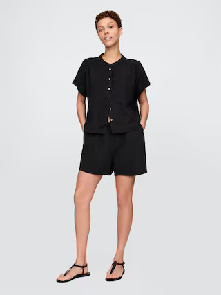 Cotton Gauze Easy Shorts | Gap (US)