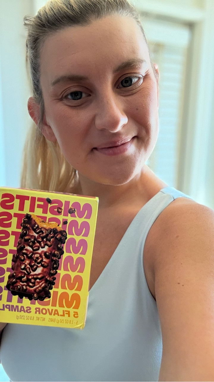 Protein Bar Review 🍫✨
I tried the viral @eatmisfits protein bars, and WOW, they’re actually good.
✔️ 15g of plant-based protein
✔️ Only 1g sugar
✔️ 190 calories
✔️ Gluten-free + vegan

And they taste like dessert. The texture is soft, the flavors are layered, and they’re perfect for travel, busy mornings, or a post-workout snack.

Top flavors I’ve tried:
• Cookie Dough
• Cookie Butter
• Caramel Fudge
• Peanut Butter Fudge
• Brownie Batter

If you’re looking for a high-protein, low-sugar, vegan snack that doesn’t taste like cardboard — this is your sign to try them.

#MisfitsProteinBars #VeganProtein #HealthySnackReview #ProteinBarTasteTest #WestAndWonderEats #GlutenFreeVegan #ViralSnackFinds #LTKWellness #HighProteinLowSugar #ProteinOnTheGo #PlantBasedFuel #TravelSnacks #VeganFoodie