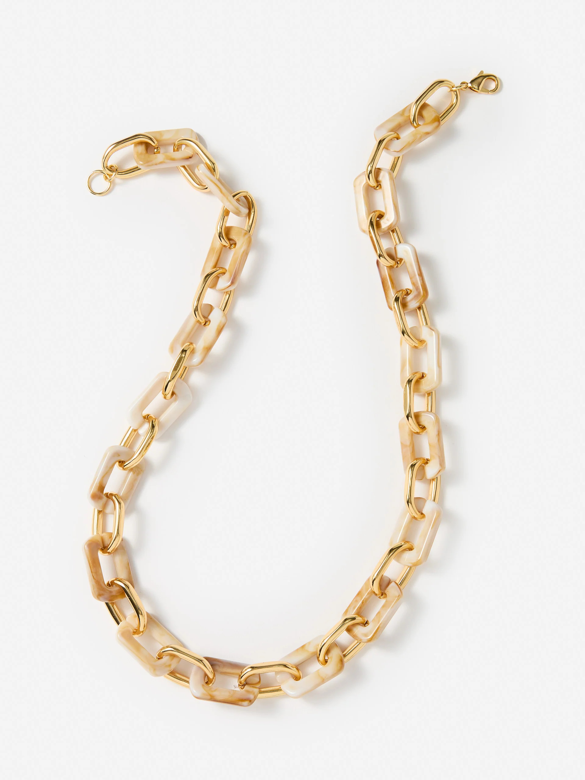 J.McLaughlin Women's Chain Link Necklace Gold | J.McLaughlin