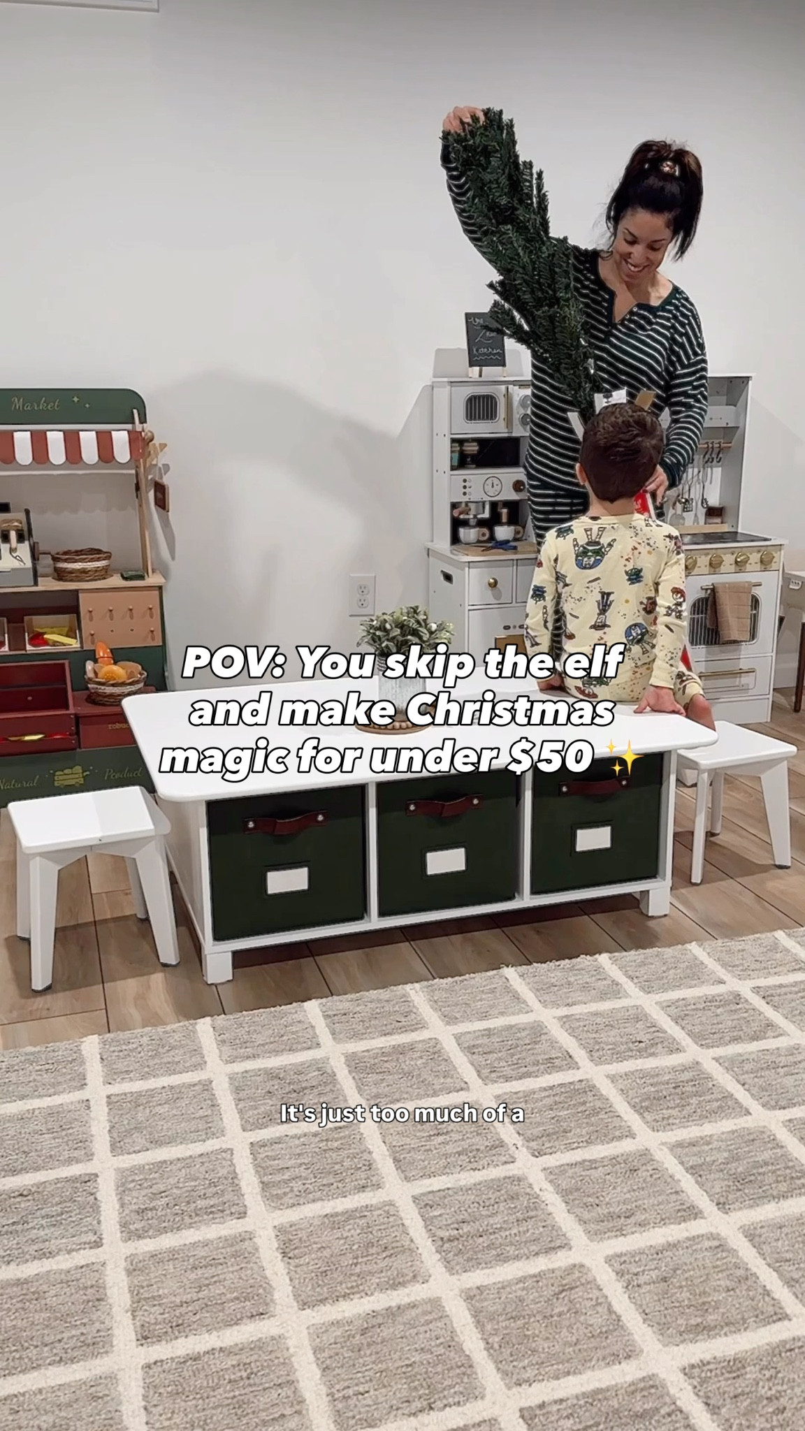 No elf on the shelf? No problem. ❌🧝🏽You can still make the holiday season feel magical for your kids! ✨

We have a whole bunch of easy, fun Christmas traditions we’ve started to do together. Decorating the kids playroom is one of them! 🎄

I got all of this from Dollar Tree, but I can’t link. So I’ve linked similar items from Target, Amazon, and Walmart. So you can just use this as easy Christmas decor inspo! ♥️ If you do, please share on IG and tag me so I can see! 

#LTKHoliday #LTKmomlife #LTKvlog