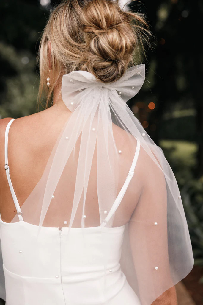 Cora Hair Bow - White | Petal & Pup (US)