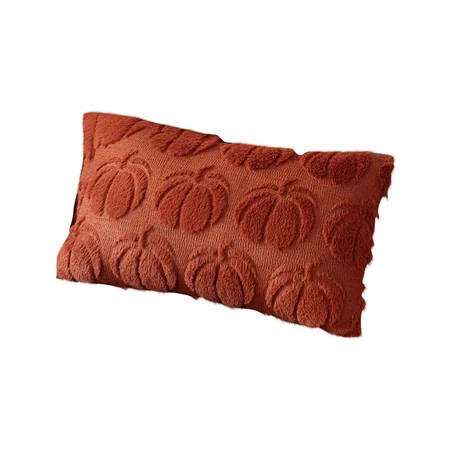 Halloween Clearance Fall Decorations For Home Decorative White Pumpkin Pillow Soft Textured Throw Pillow for Couch, Bed, or Chair Seasonal Fall Decor Gifts for Coworkers Christmas Halloween | Walmart (US)