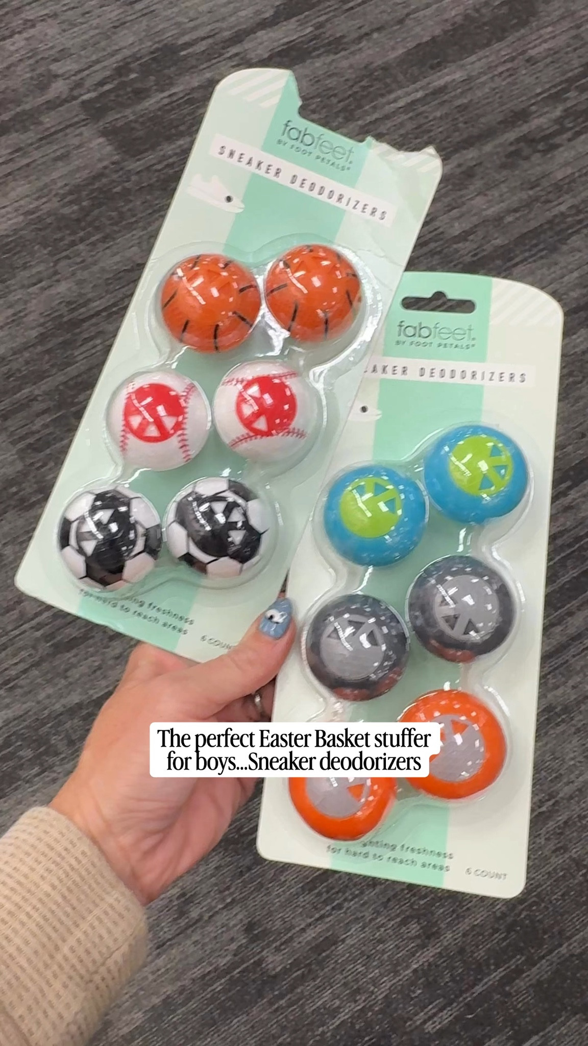 Target Finds!  Easter Basket Stuffers for boys.  Add these balls to all of their smelly shoes.

#targetfinds @target #targetkids #easterbasketstuffers #easterbaskets

#LTKKids #LTKSeasonal #LTKmomlife