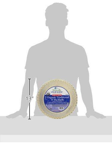 Wholly Wholesome, Pie Shells, Traditional, 2 Count, 14 oz (Frozen) | Amazon (US)