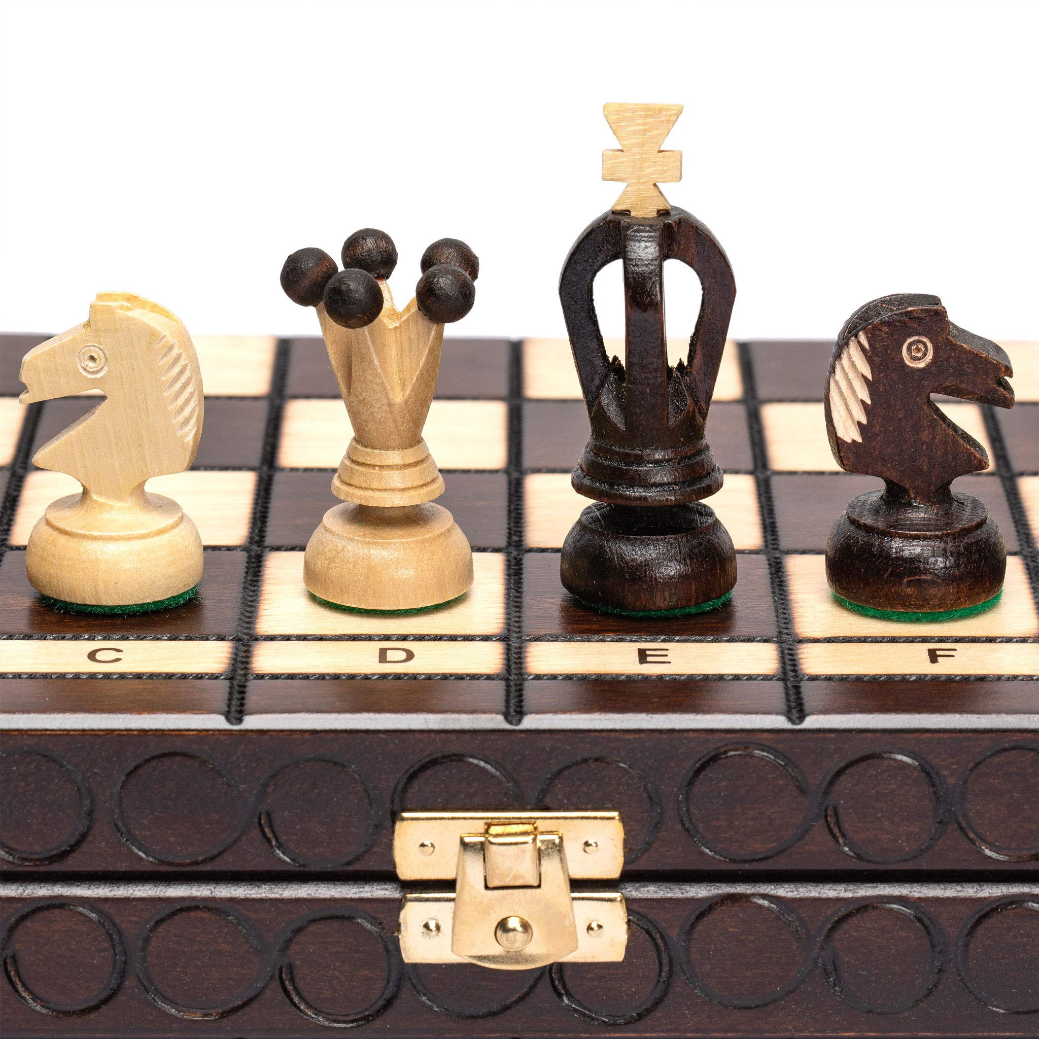 Husaria European International Chess Wooden Game Set, King's Classic - 13.8 Inches Medium Size Ch... | Amazon (US)