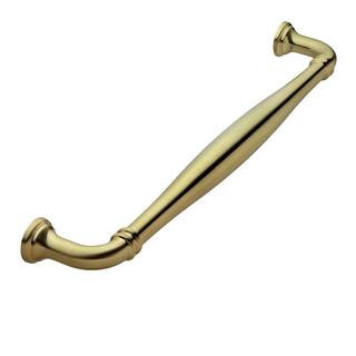 Sumner Street Home Hardware Paris 8 in. (203 mm) Center-to-Center Traditional Satin Brass Bar Dra... | The Home Depot
