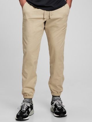 Slim Canvas Joggers with Gapflex | Gap (US)