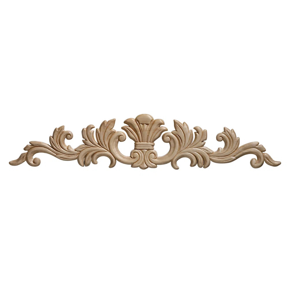 3.5'' H x 16.69'' W x 0.22'' D Wood Onlay Scroll | Wayfair North America
