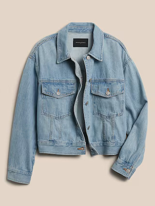 Oversized Denim Jacket | Banana Republic Factory